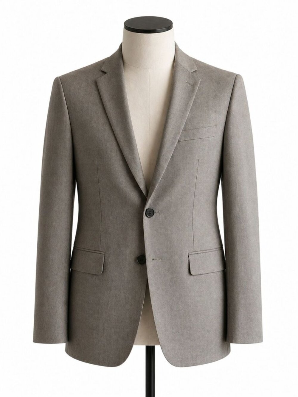 Theory Mens 46R Gray Wool Lined Sport Coat Blazer
